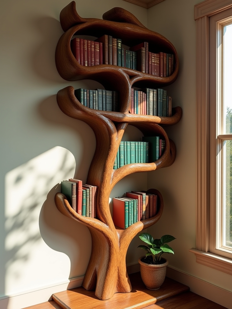 cozy corner bookshelf solution