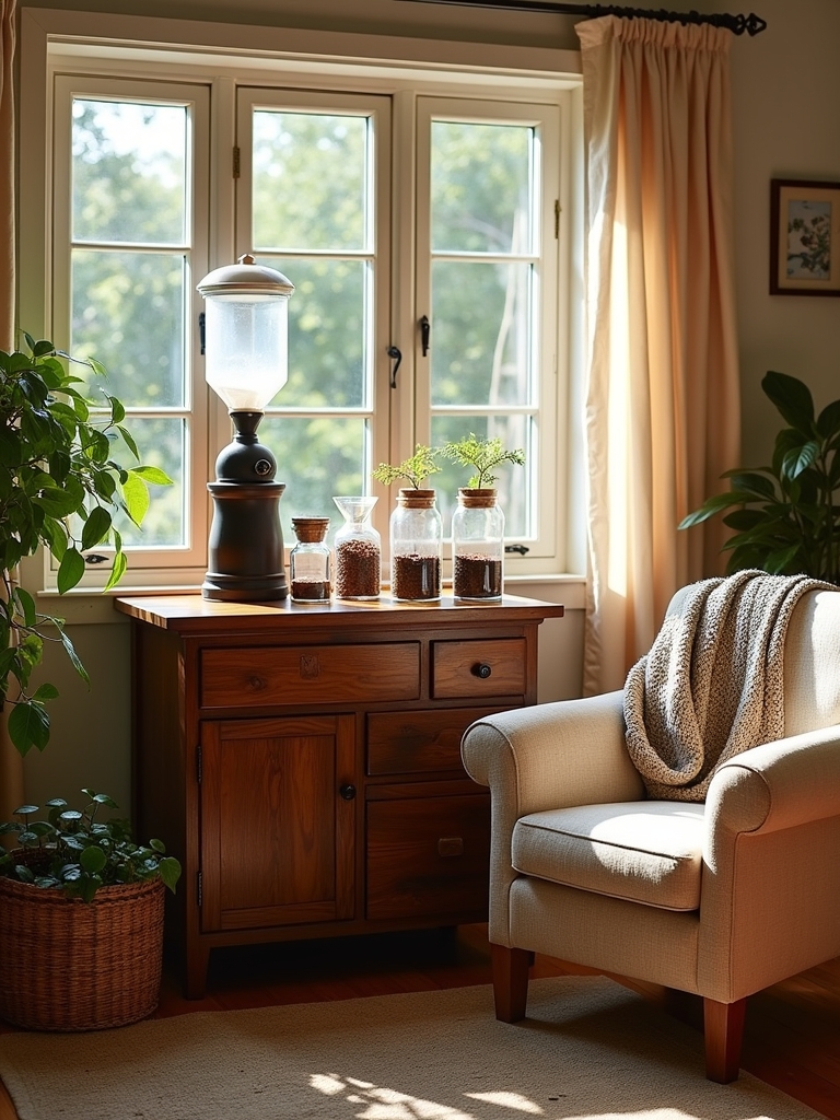cozy cottage coffee nook