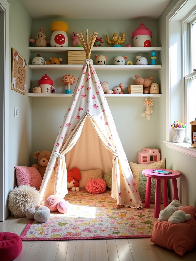 cozy imaginative play space