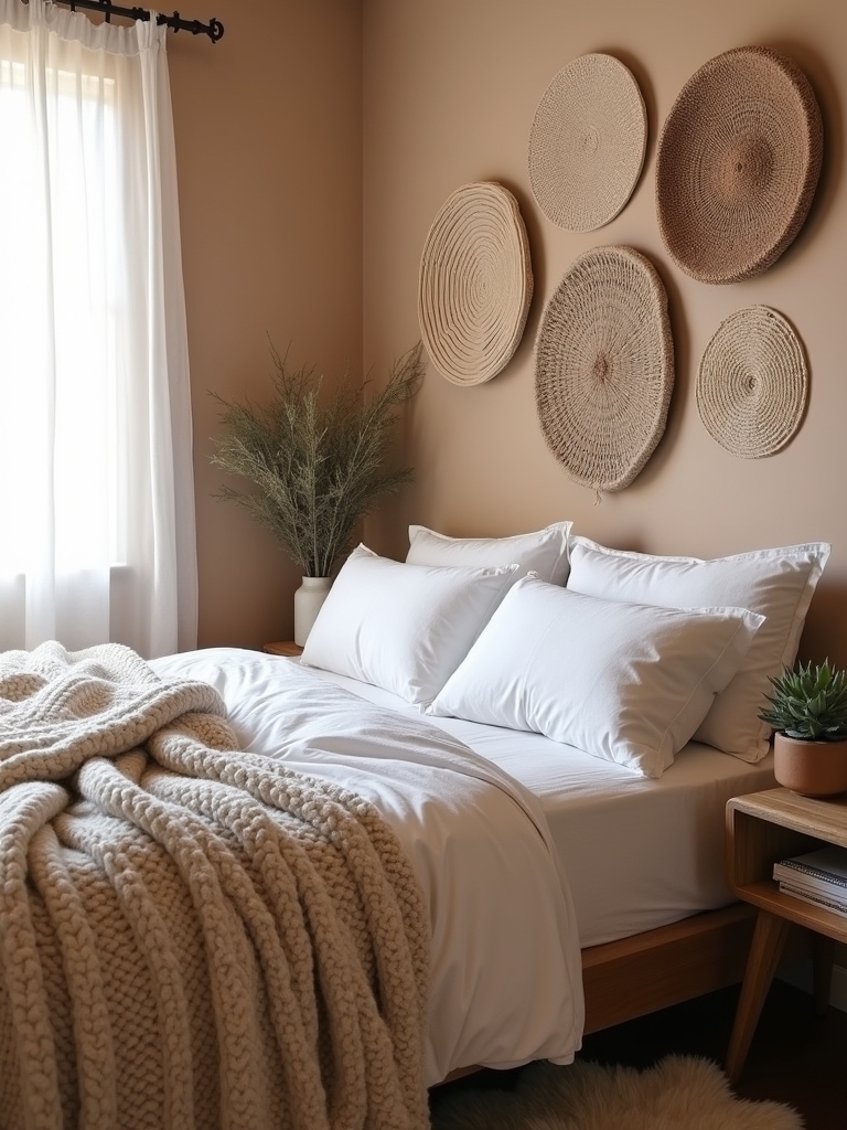 cozy layered textile combinations