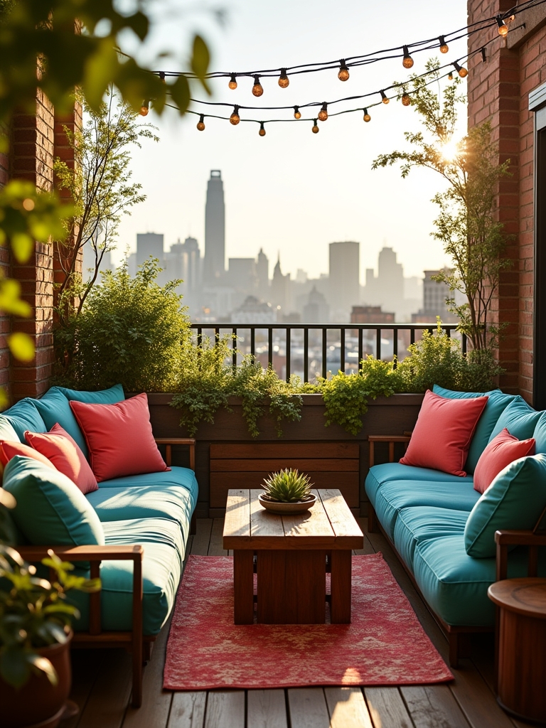 cozy outdoor lounge cushions