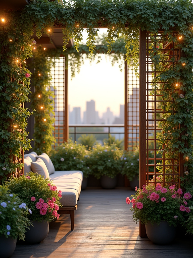 cozy private balcony oasis