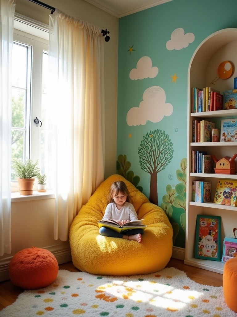 cozy reading nook design