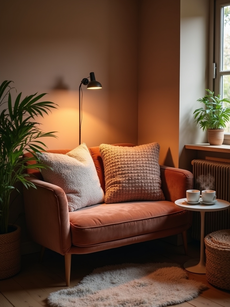 cozy small bedroom nook