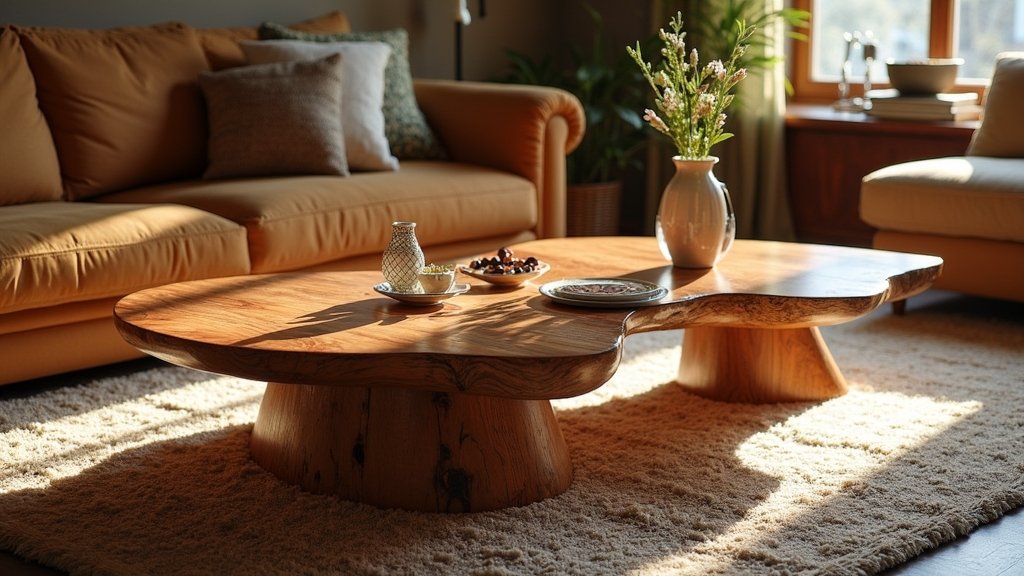 cozy wooden coffee table designs