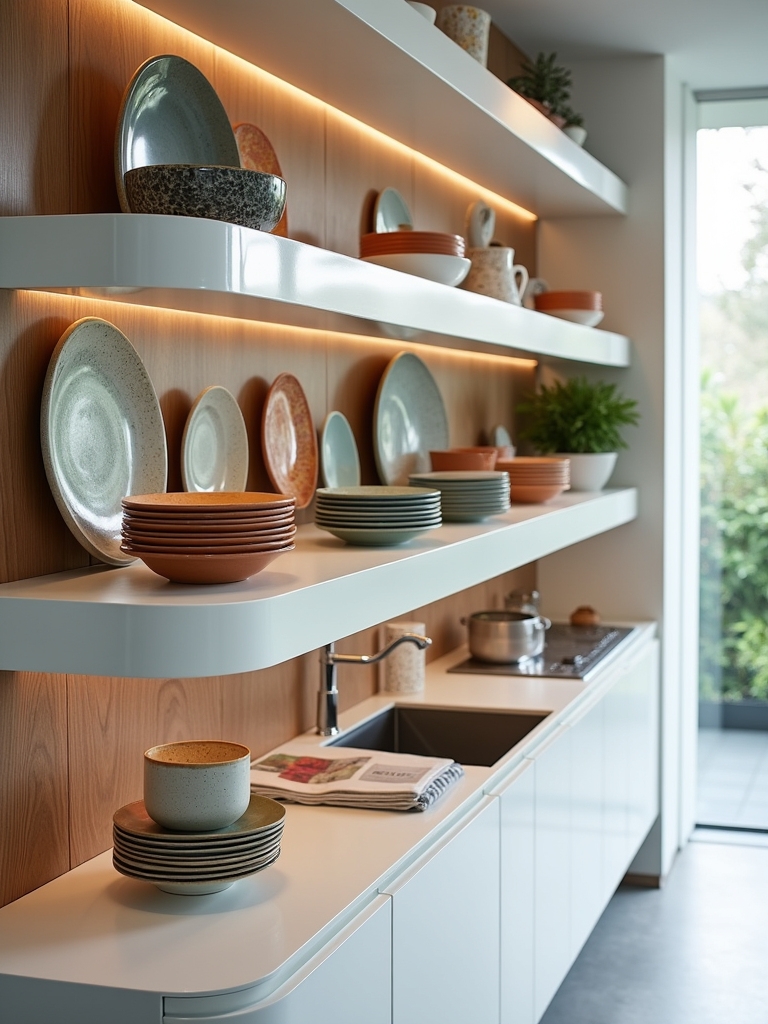 creative kitchen wall installations