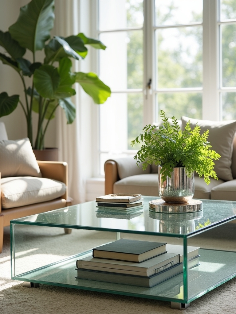 creative mirror table decor