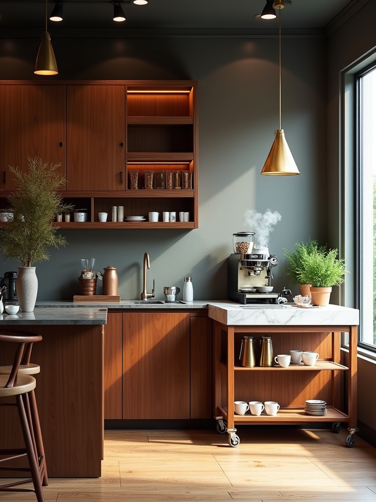 custom coffee trolley design