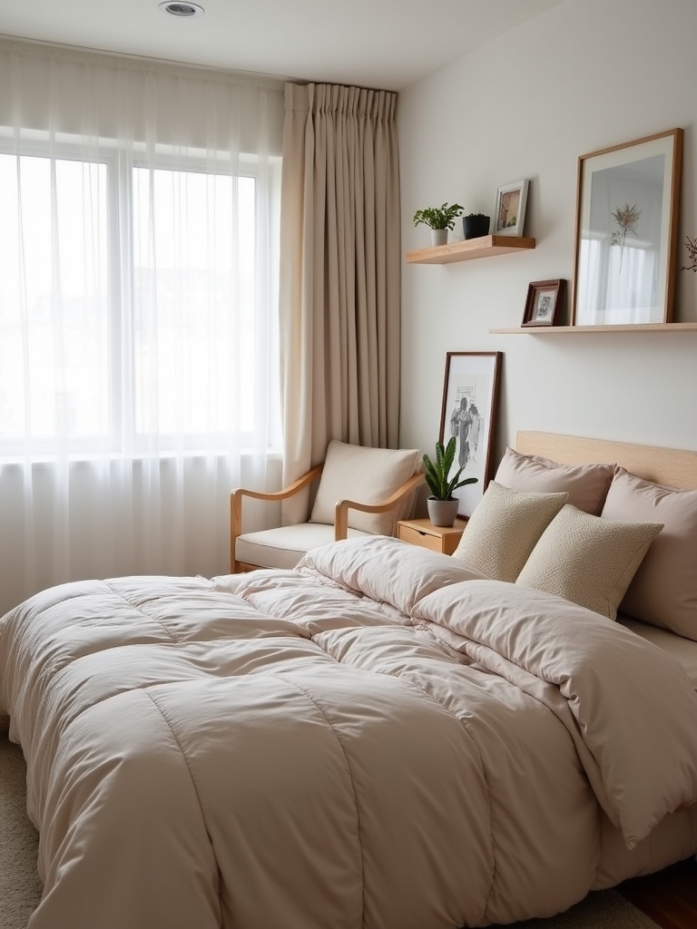 declutter for spacious tranquility