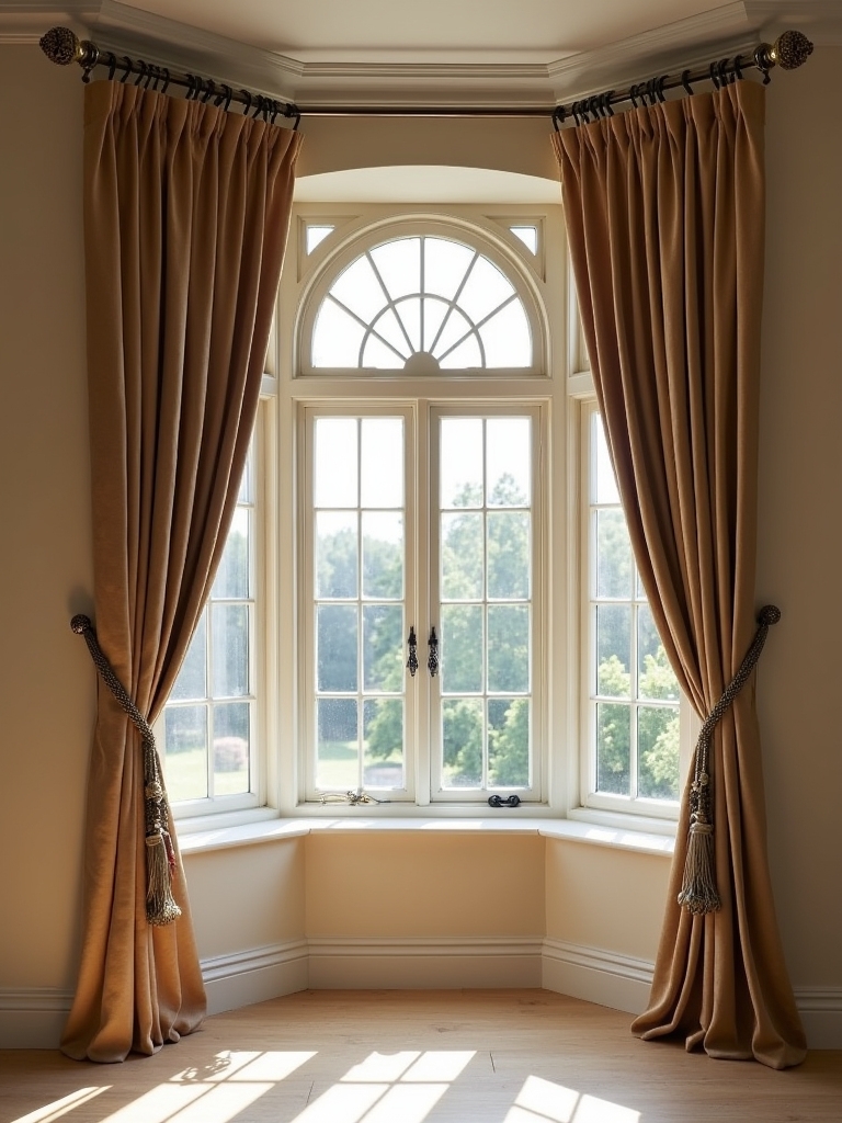 decorative curtain rod finials