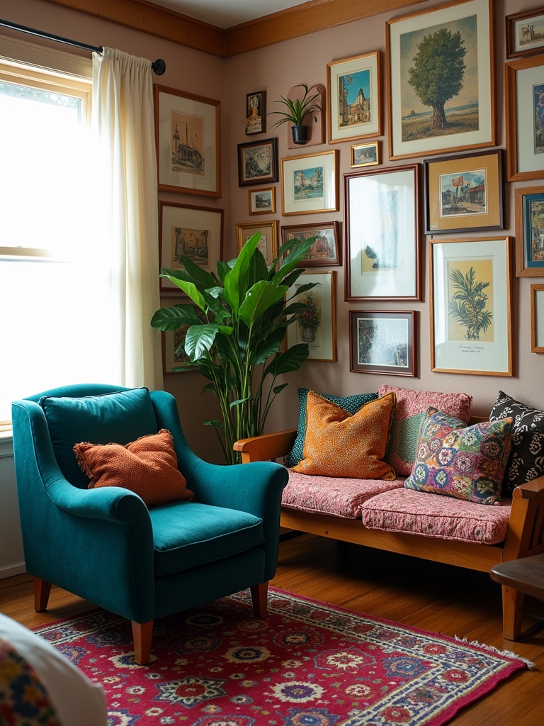 eclectic bedroom style fusion