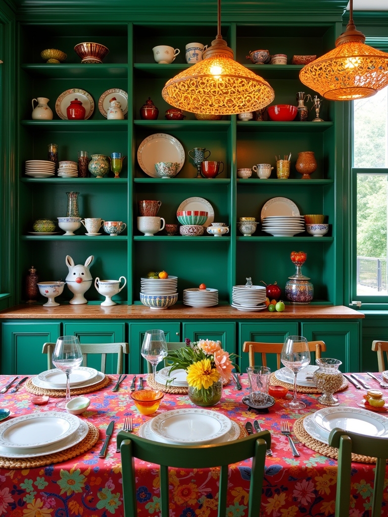 eclectic dining room styles