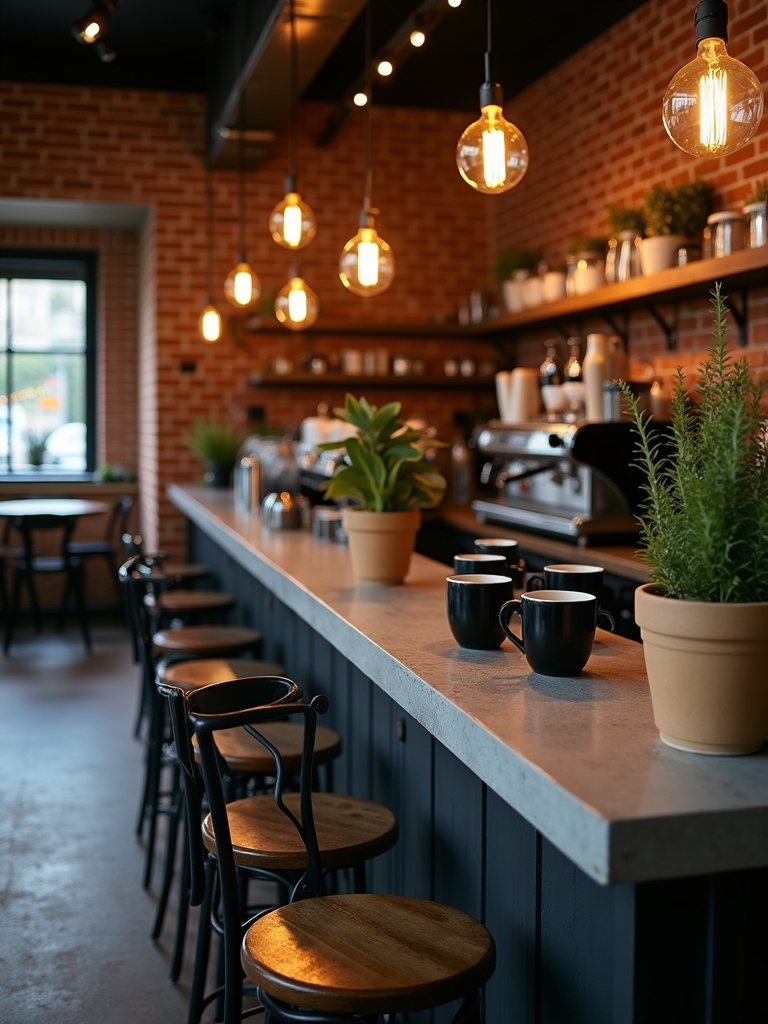 edgy chic coffee bar