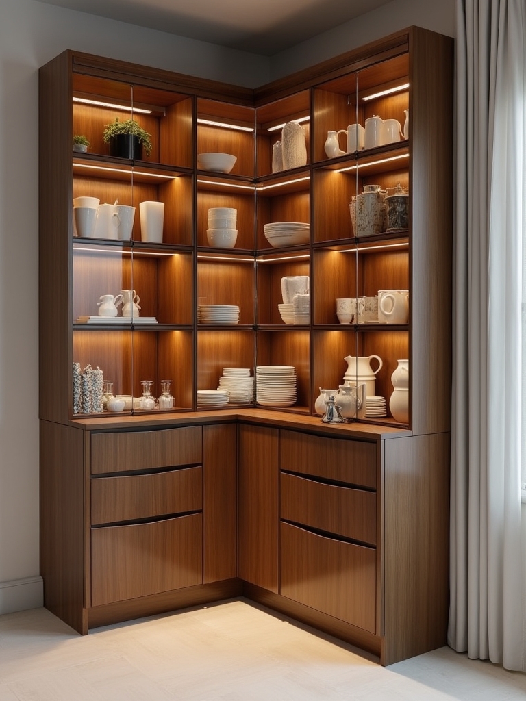 efficient corner storage solution