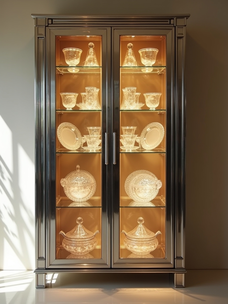 elegant art deco cabinet