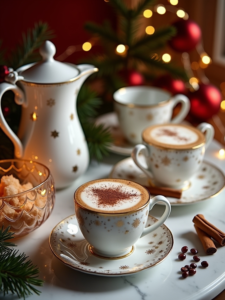 elegant coffee serving experience