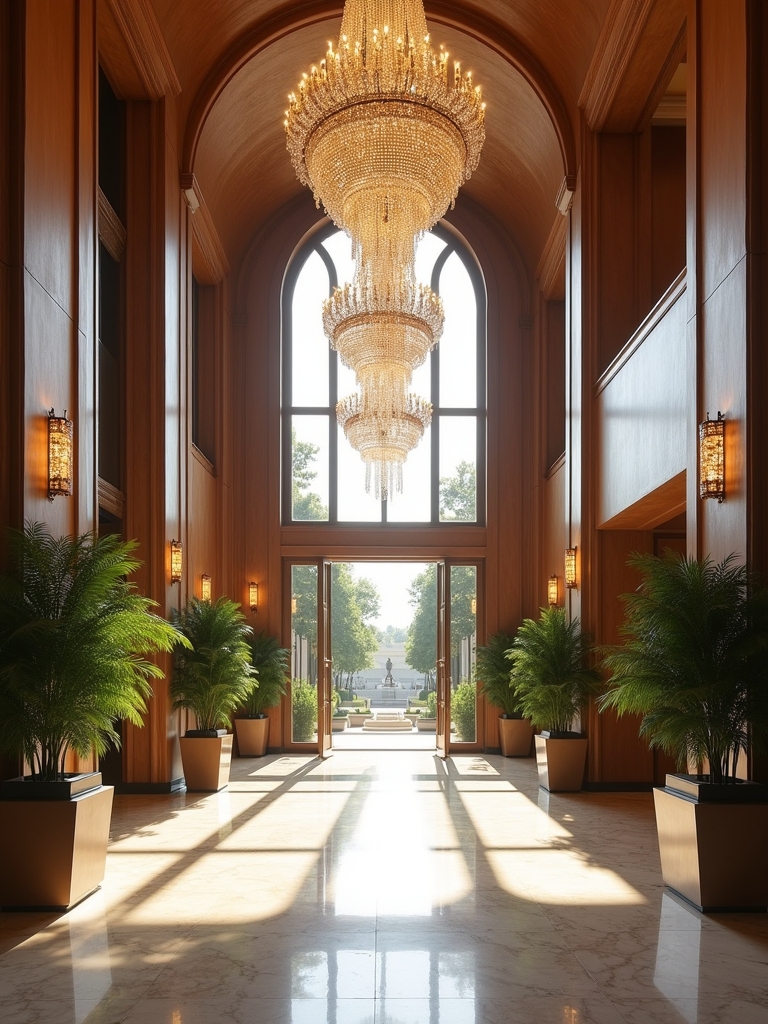 elegant entryway lighting design