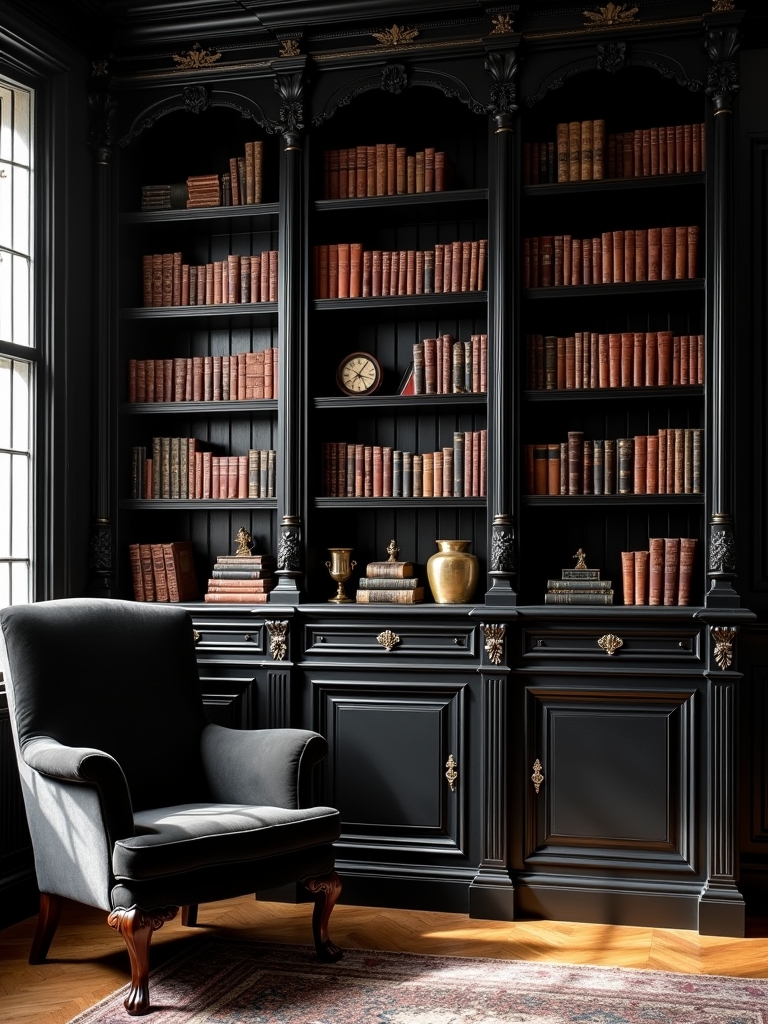 elegant vintage charm bookcase