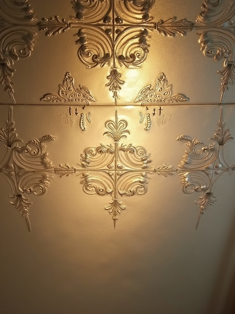 elegant vintage tin ceilings