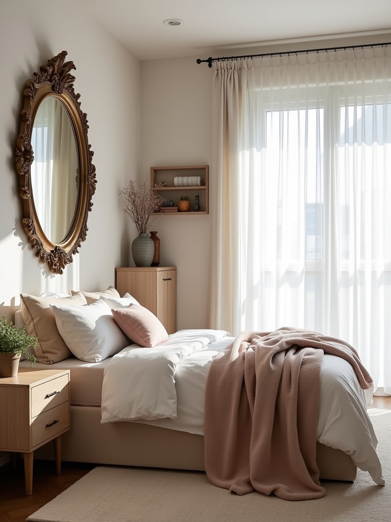 enhance space with mirrors
