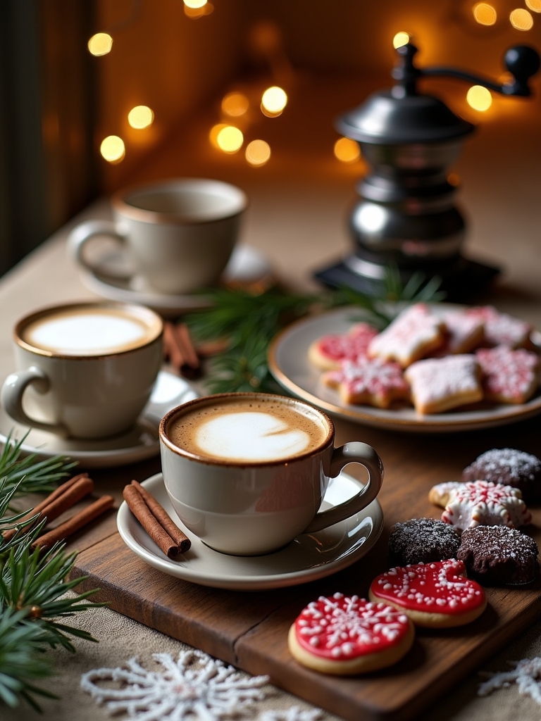 festive cookie and candy bar