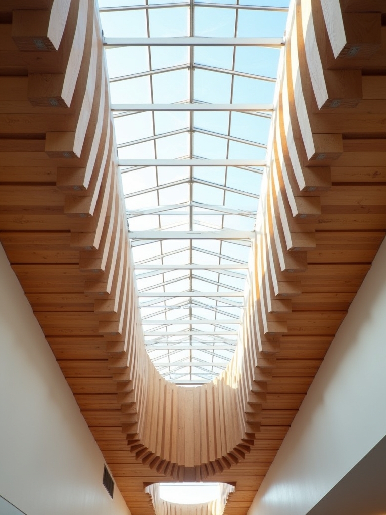 geometric patterns enhance ceilings