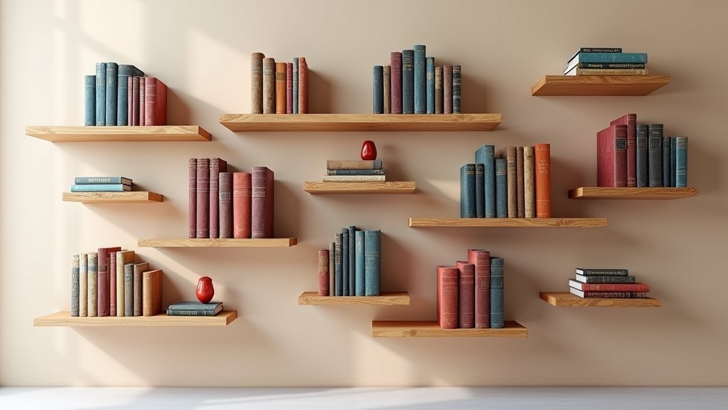 gravity defying bookshelf designs