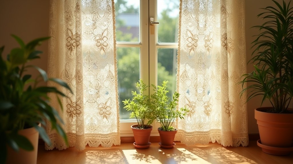 handmade crochet curtain ideas