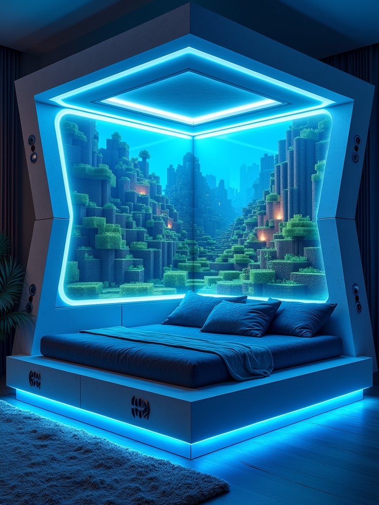 high tech gaming comfort bed