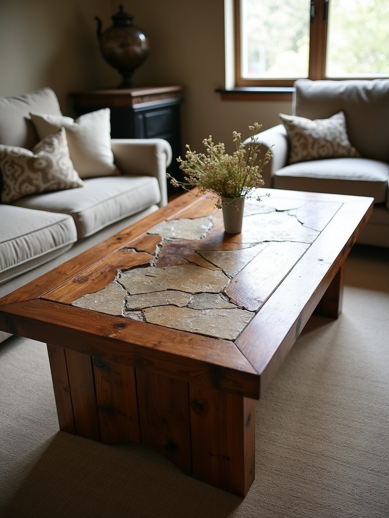 inlaid coffee table artistry