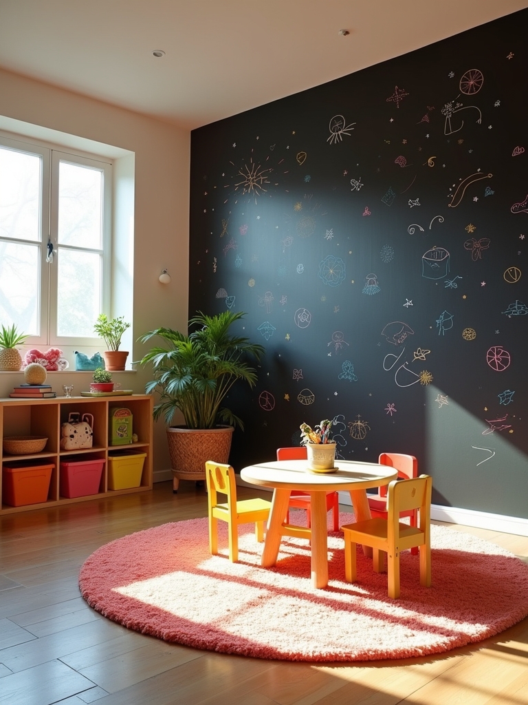 interactive chalkboard wall addition