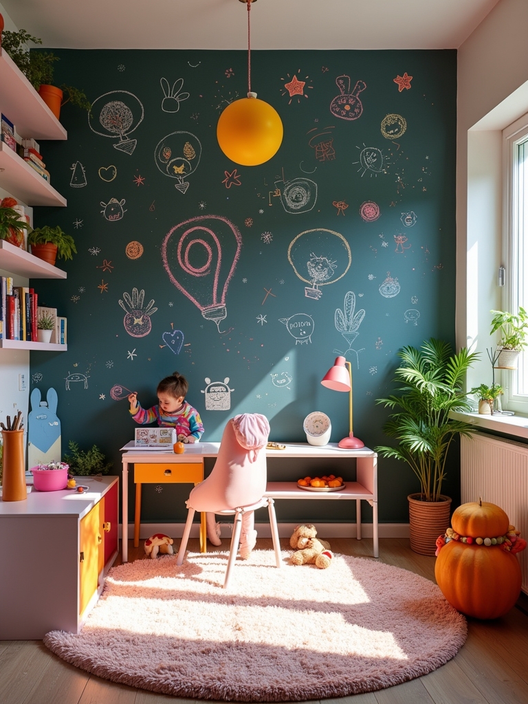 interactive chalkboard wall ideas