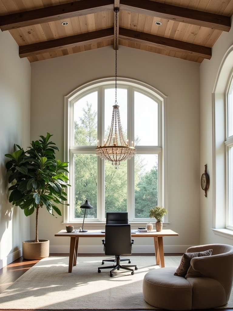 inviting architectural home office