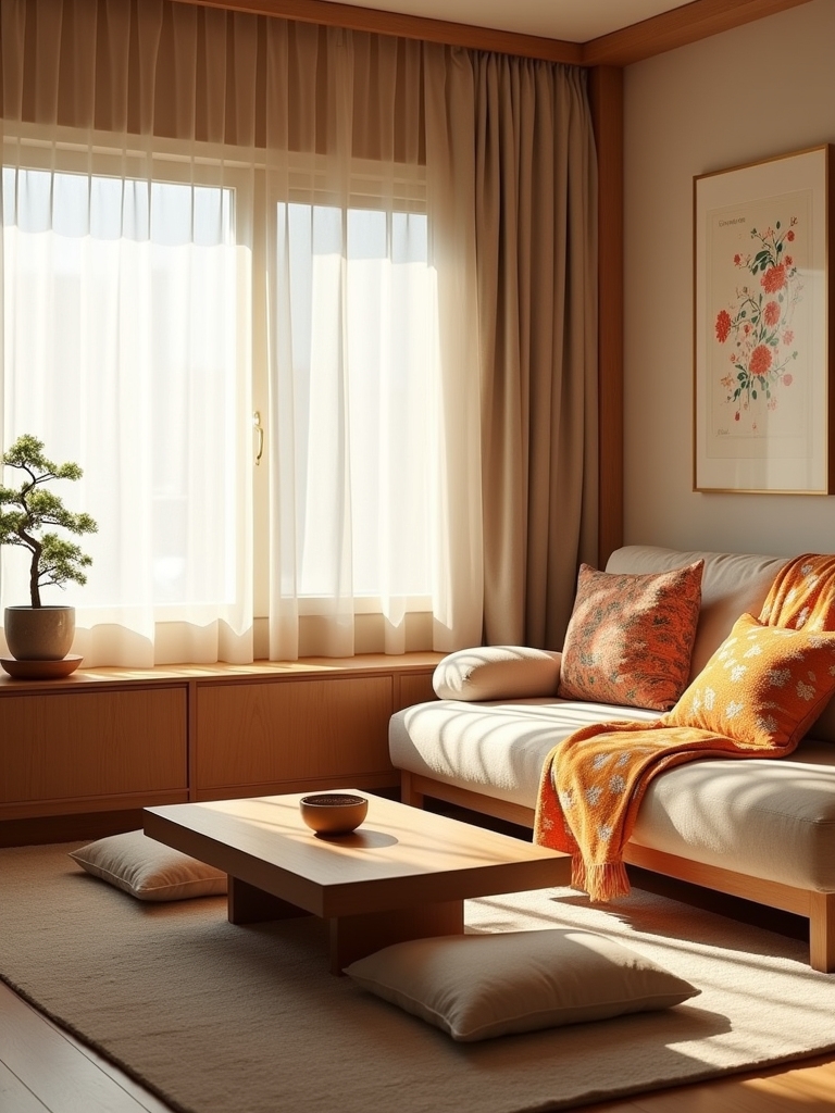 korean art enhances interiors