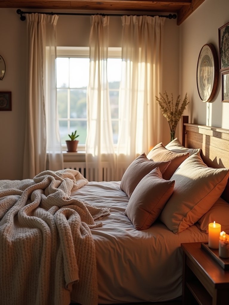 layered bedding for comfort