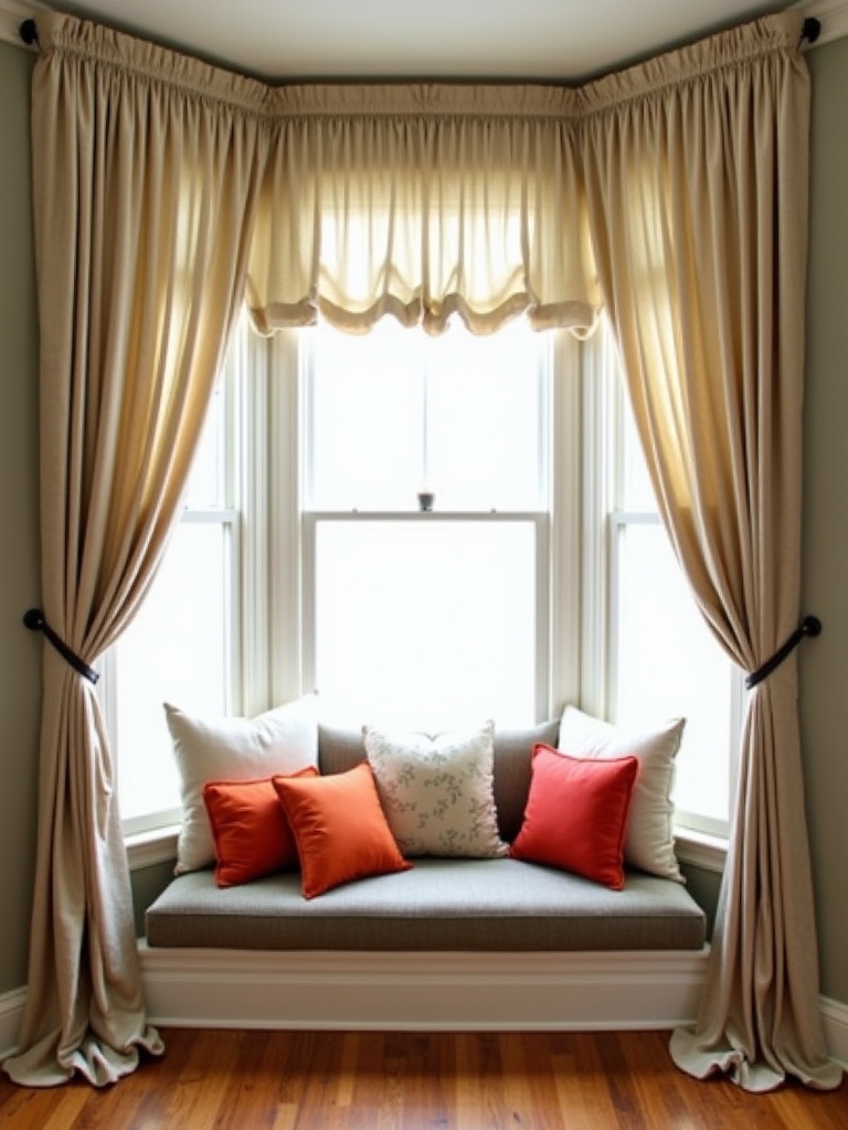 layered drapes enhance windows