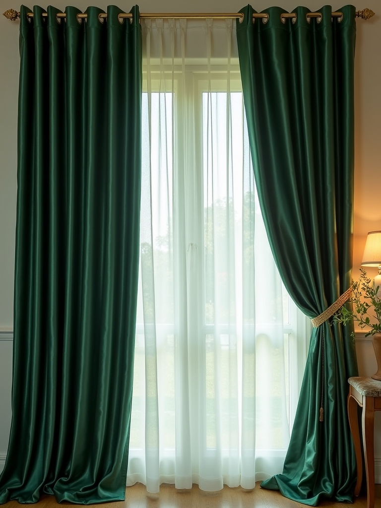 layered window treatment ideas