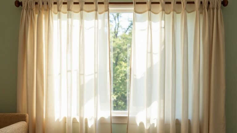 linen curtains for charm