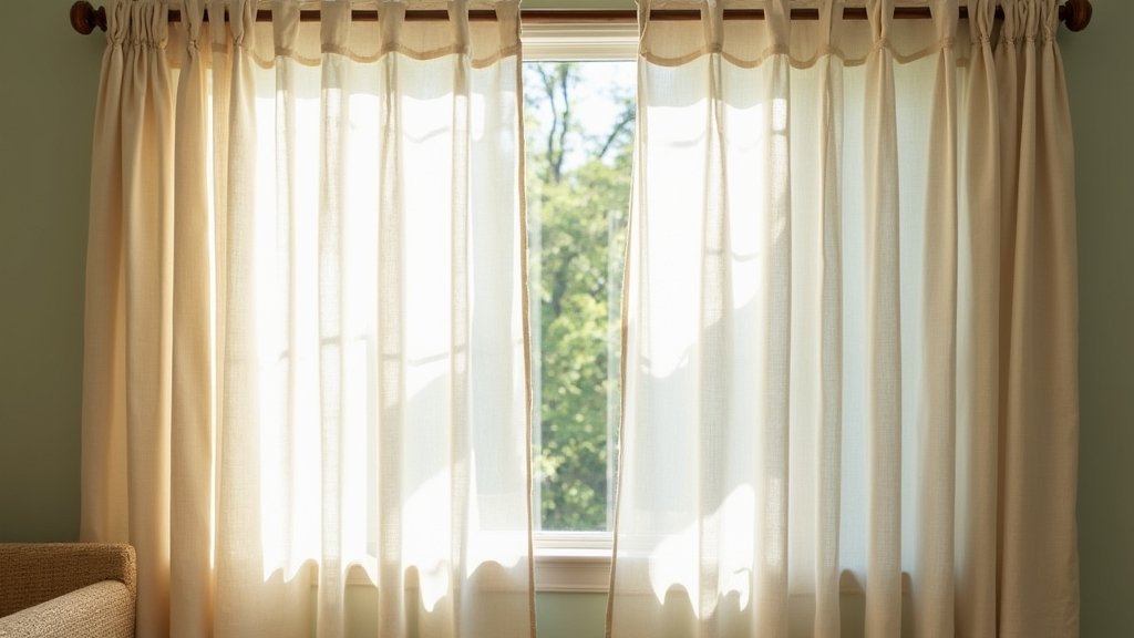 linen curtains for charm