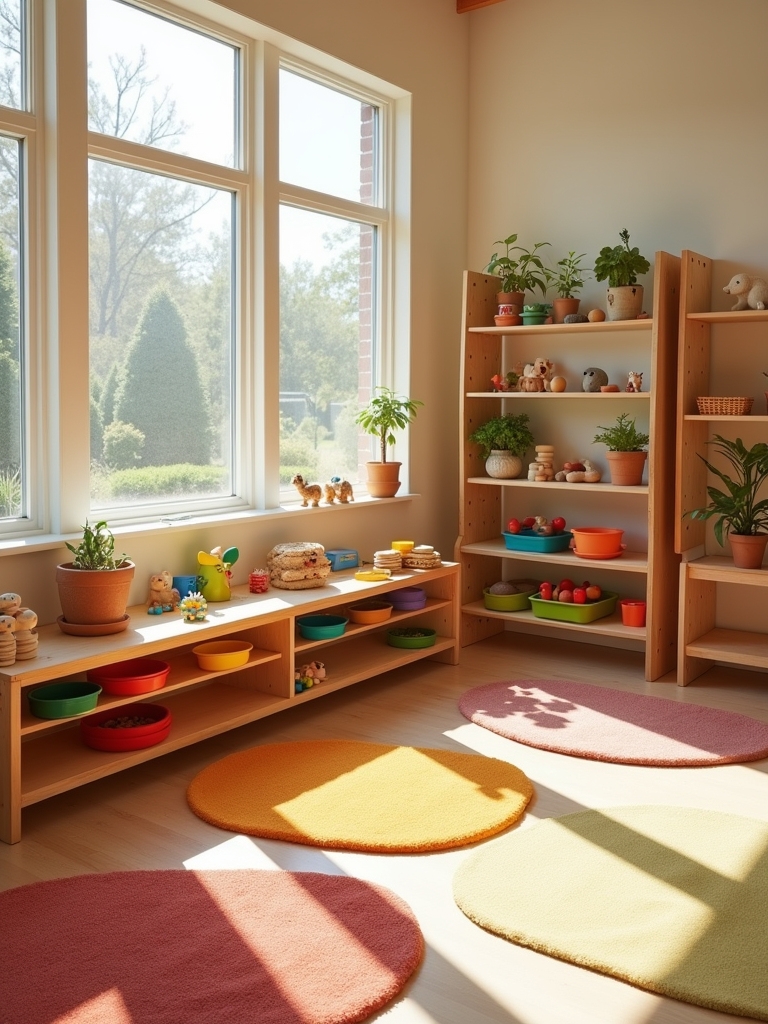 low shelving for accessibility