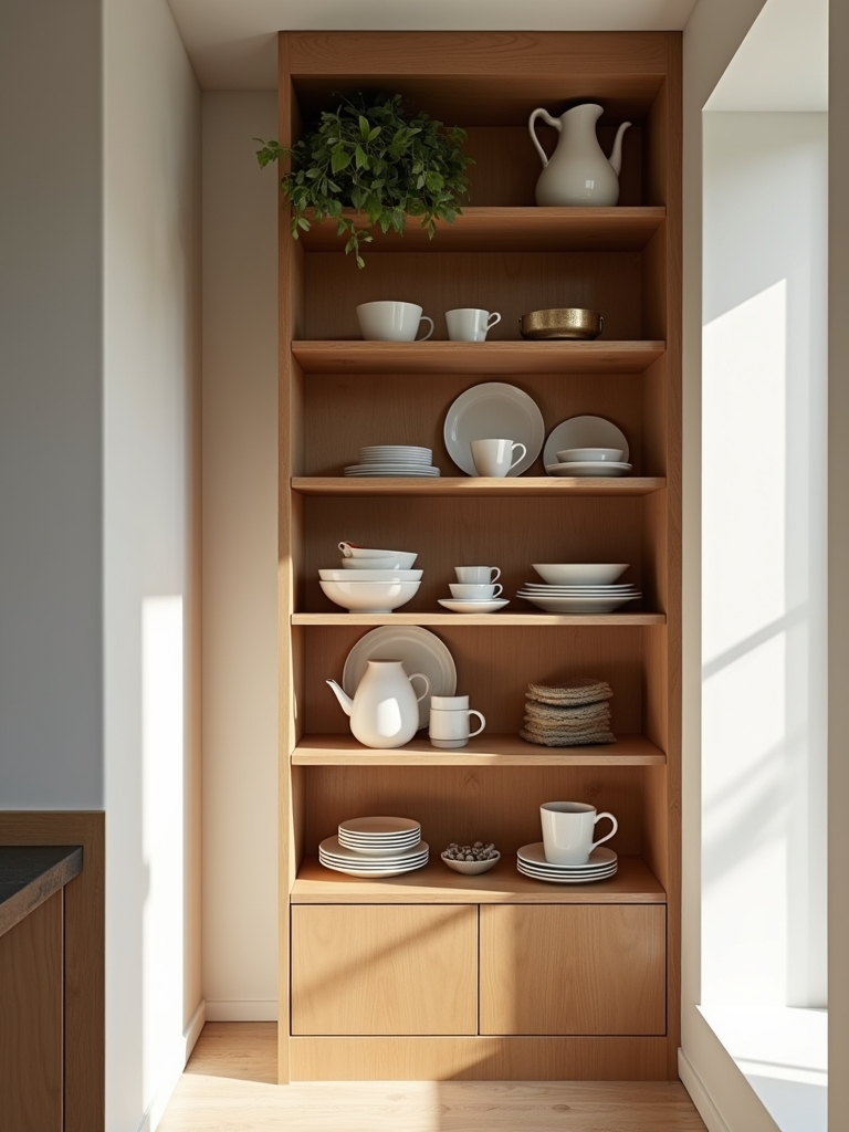 maximize compact kitchen storage