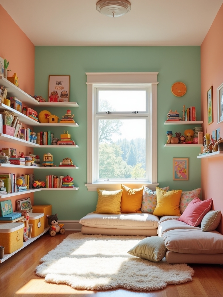maximize playroom vertical space