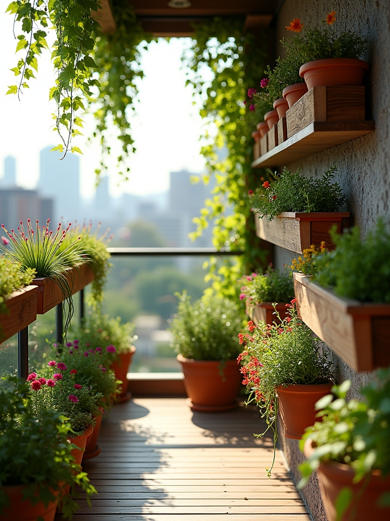 maximize space with greenery