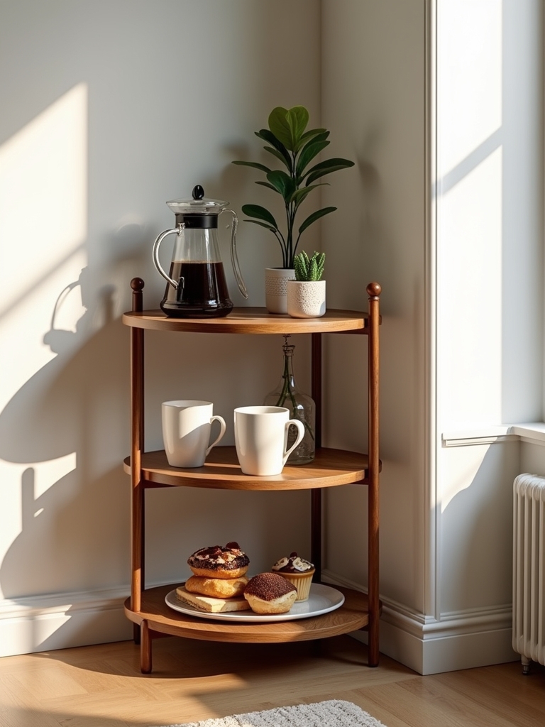 maximize space with tiered stands