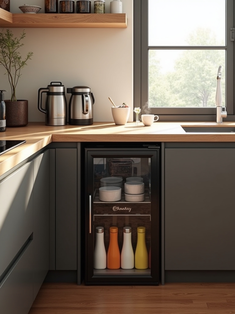 mini fridge for creamers