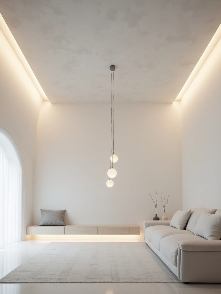 minimalist practical ceiling solution