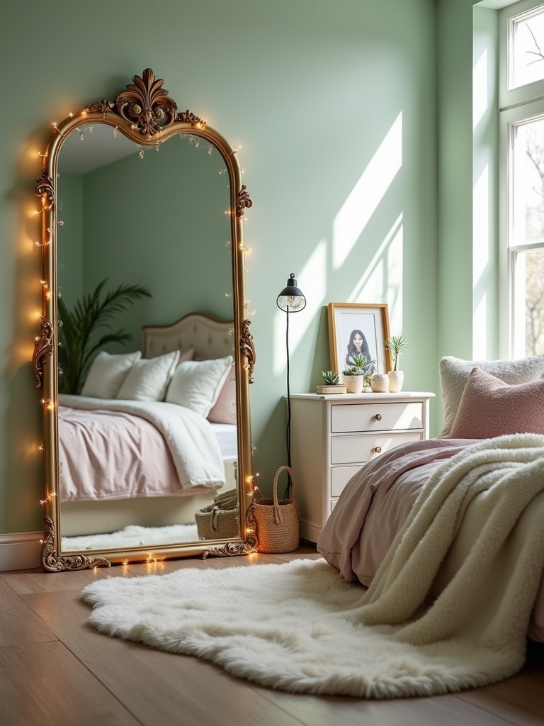 mirrors create spacious ambiance