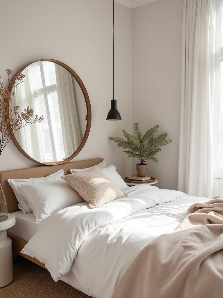 mirrors enhance room depth