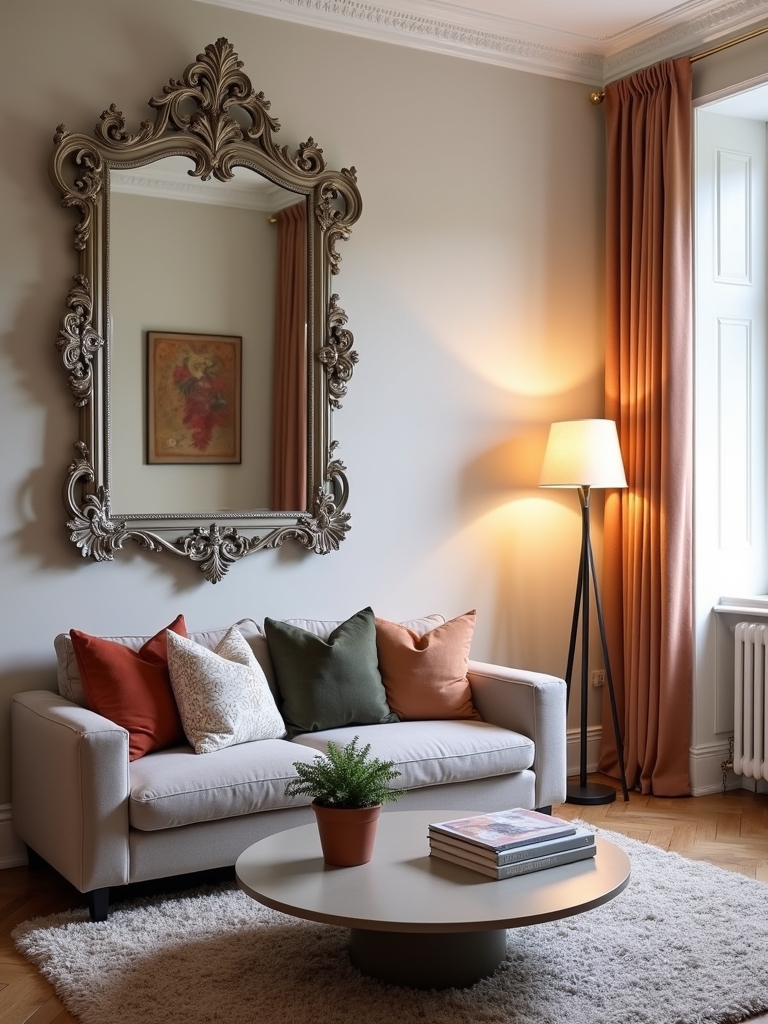 mirrors enhance space perception