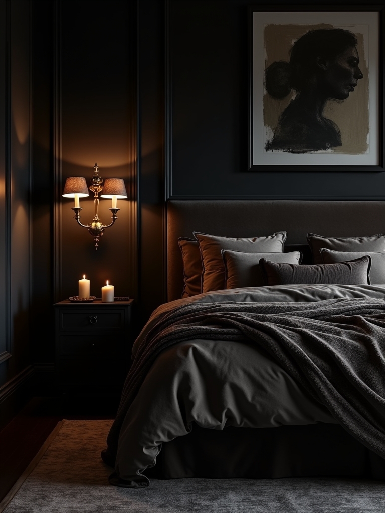 moody lighting enhances ambiance